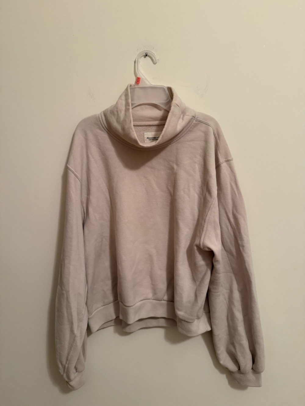 Abercrombie & Fitch Light Cream Turtleneck Sweater